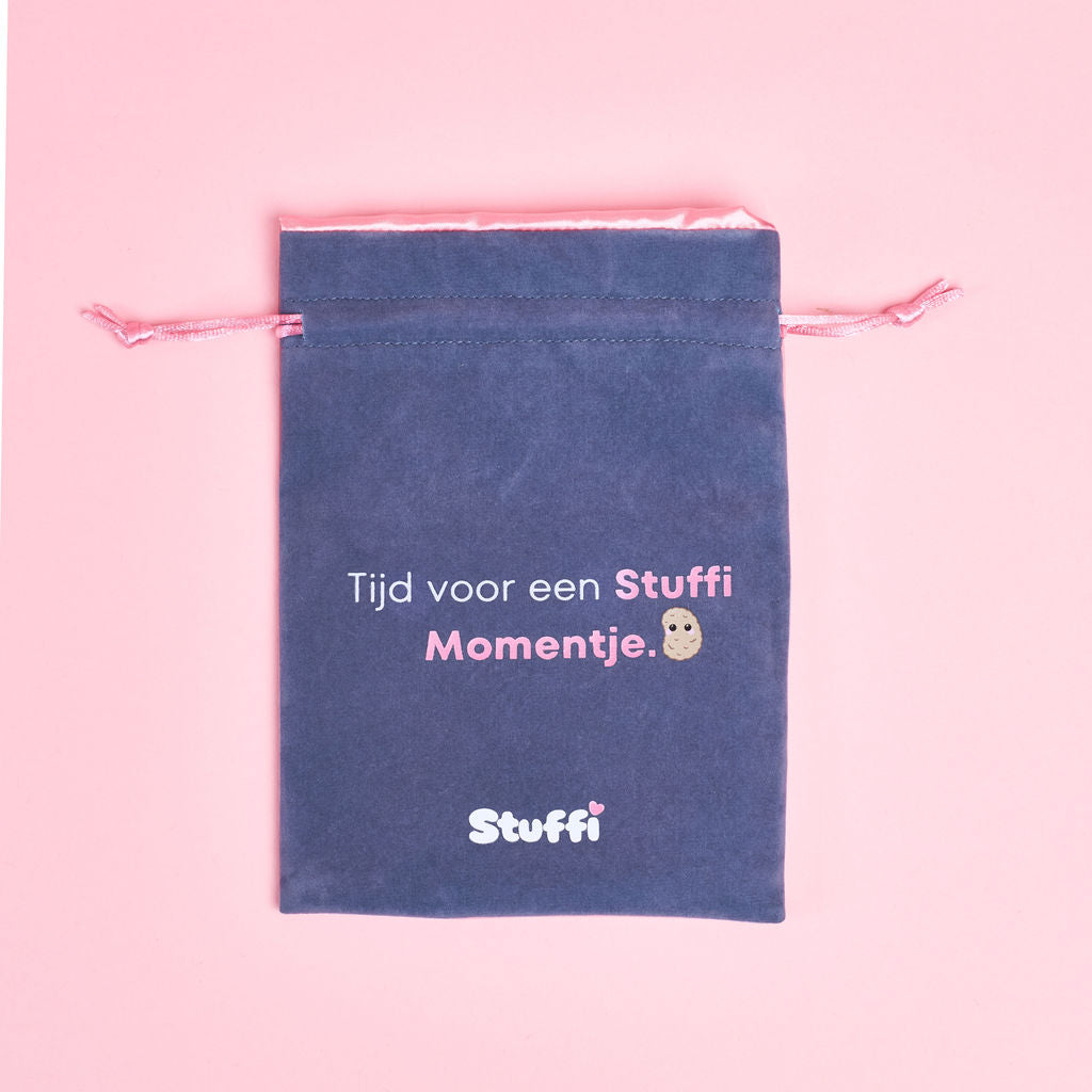 blauwe reiscocon stuffi